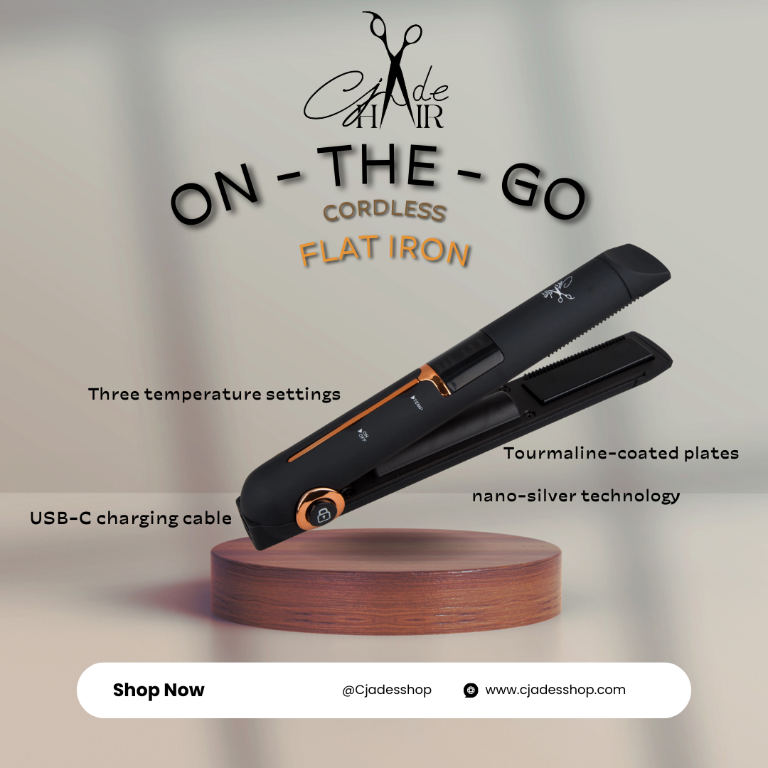 CJade's flat iron - ON THE GO - CORDLESS FLAT IRON